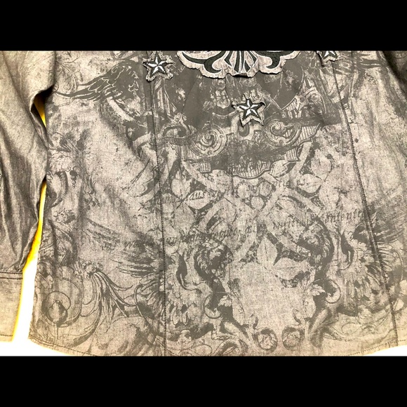 Y2K embroidered button up - Picture 5 of 9